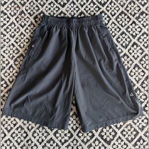Reebok Men's Charcoal Athletic Shorts